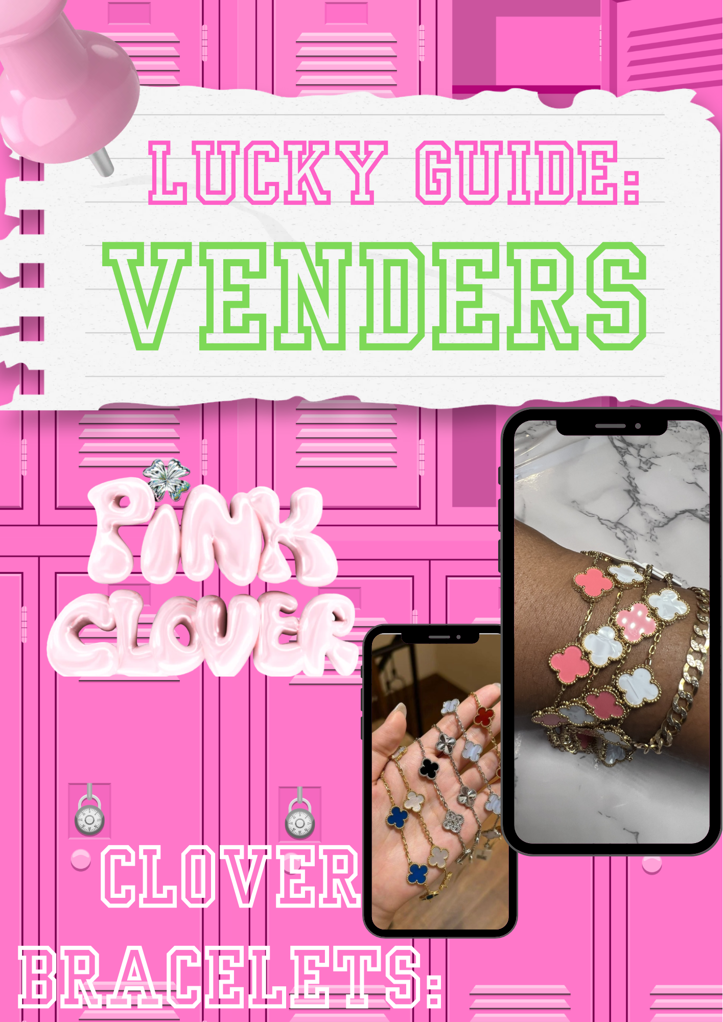 CLOVER BRACELTS VENDER
